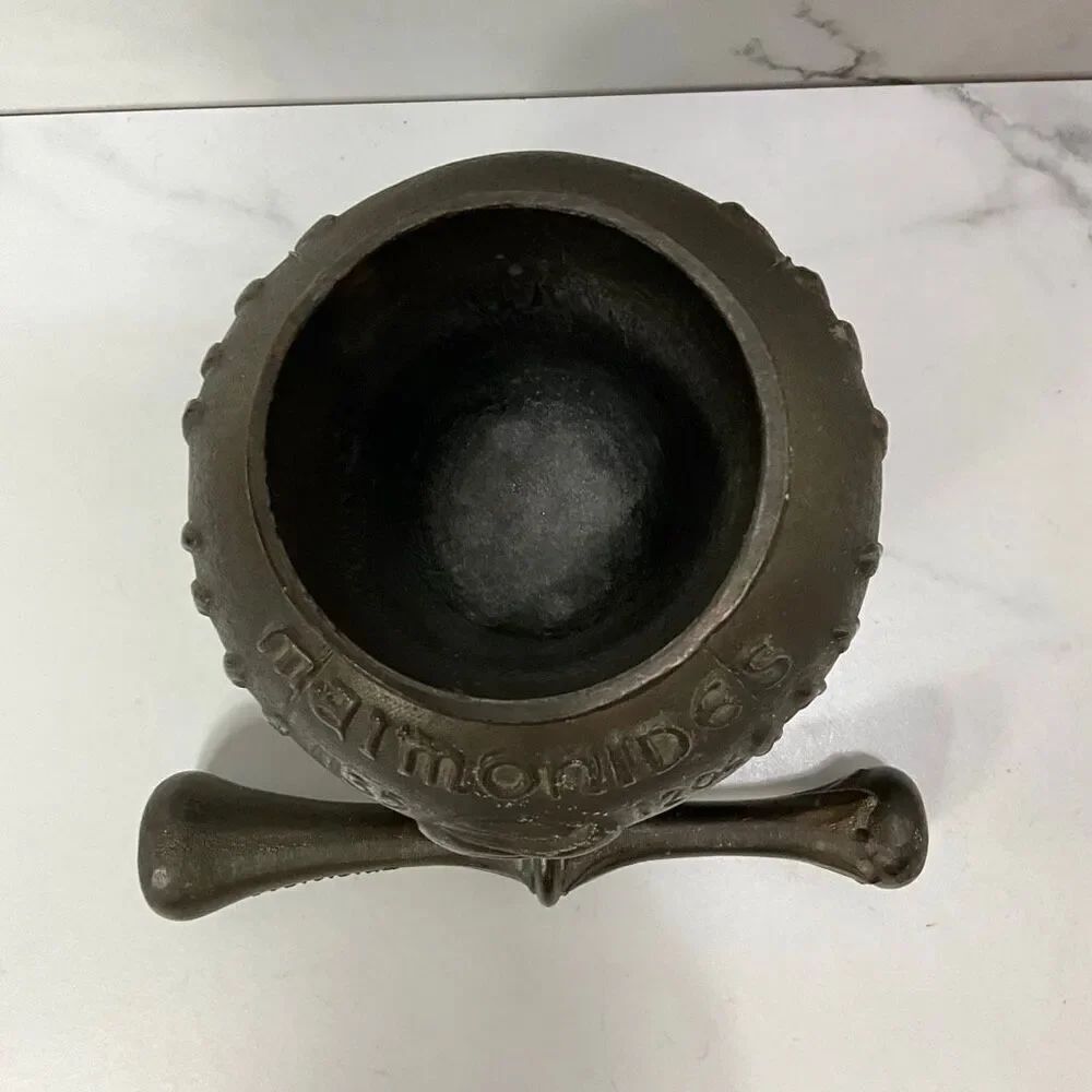 VINTAGE 1968 Schering Brass Mortar & Pestle 6th Edition - Picture 10 of 10